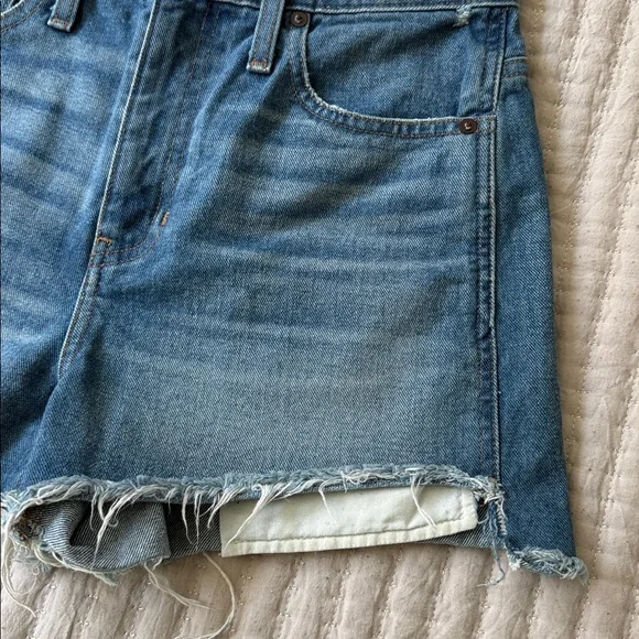 Madewell High Rise Denim Short - Picture 2 of 4